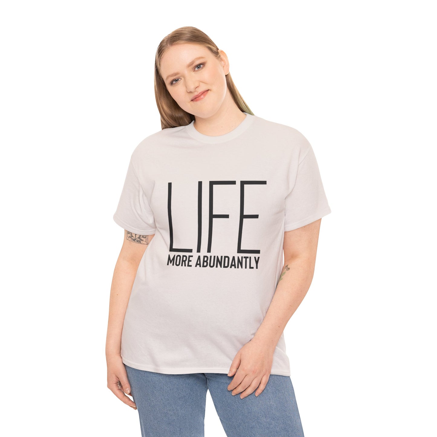 Life More Abundantly Heavy Cotton Tee