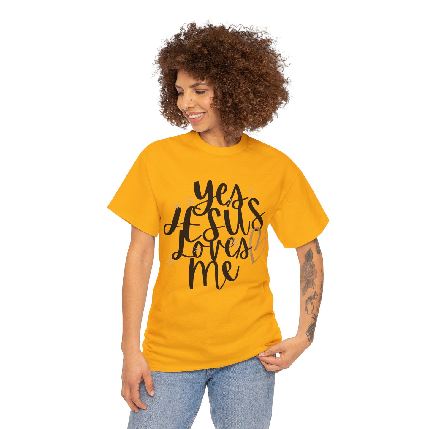 Yes, Jesus loves me Heavy Cotton Tee