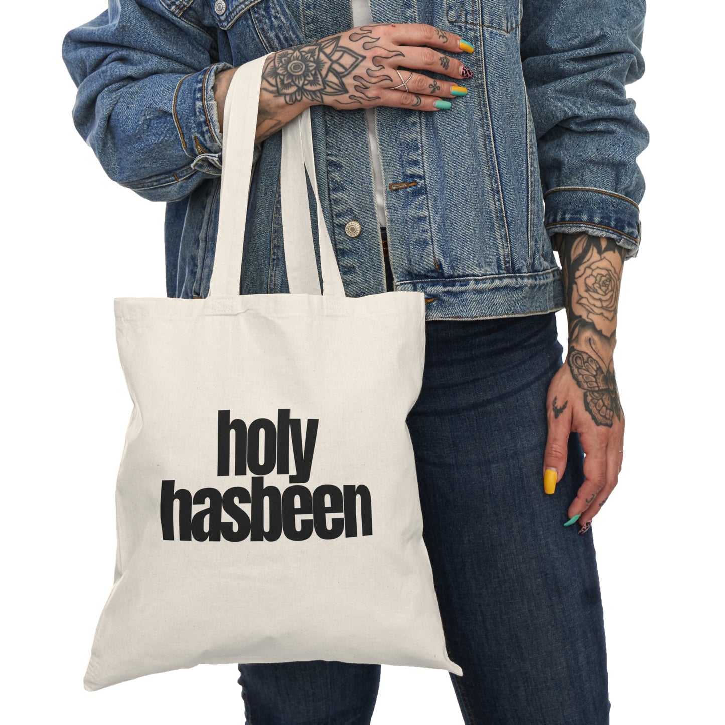 Holy Hasbeen Natural Tote Bag