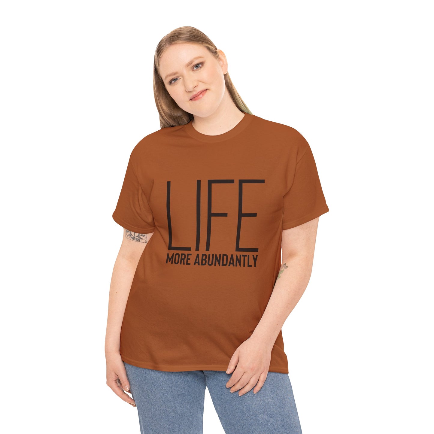Life More Abundantly Heavy Cotton Tee