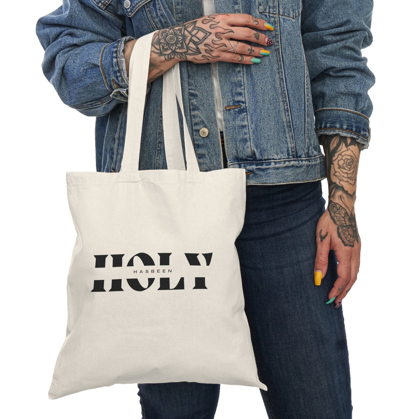 Holy Hasbeen Natural Tote Bag