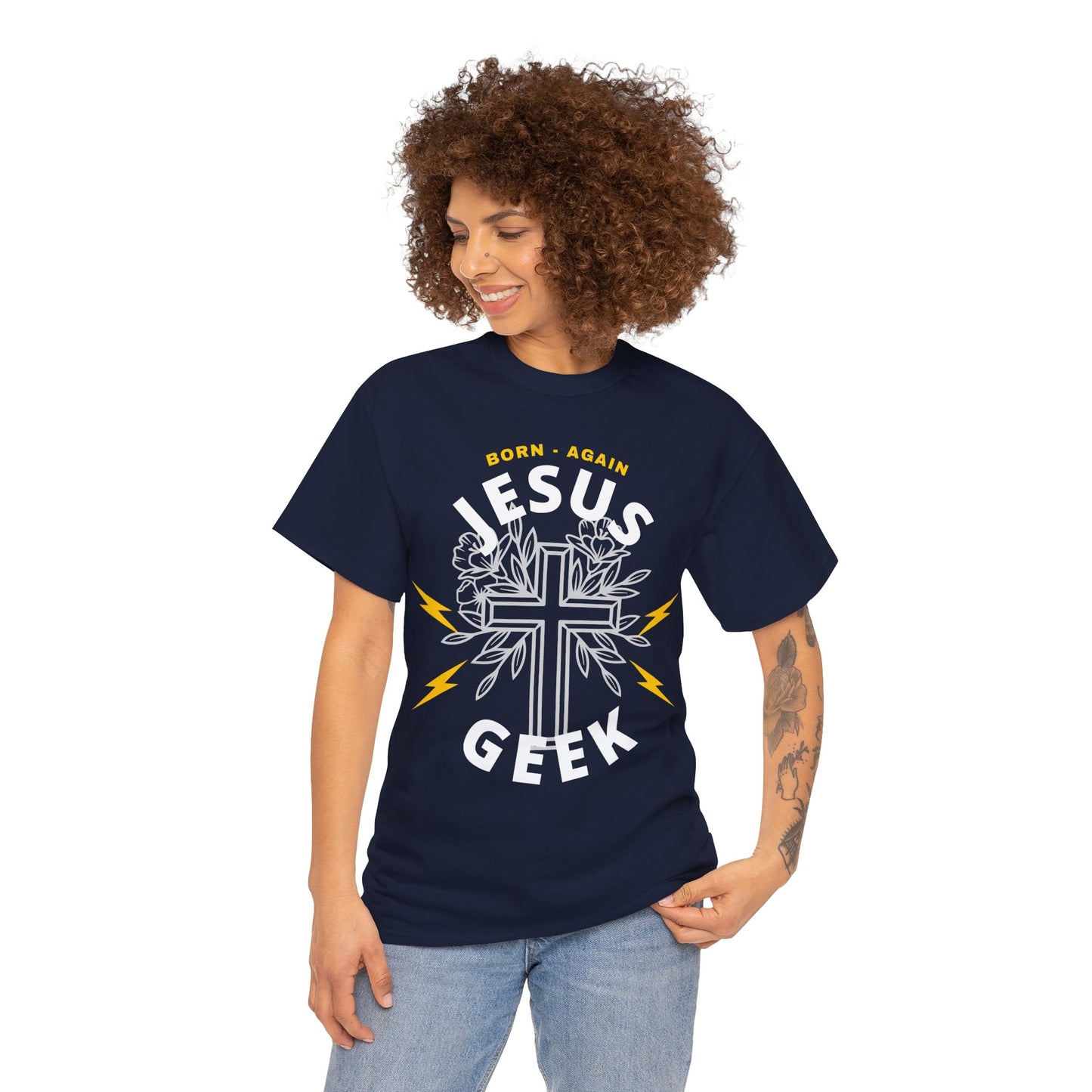 Jesus Geek Unisex Heavy Cotton Tee