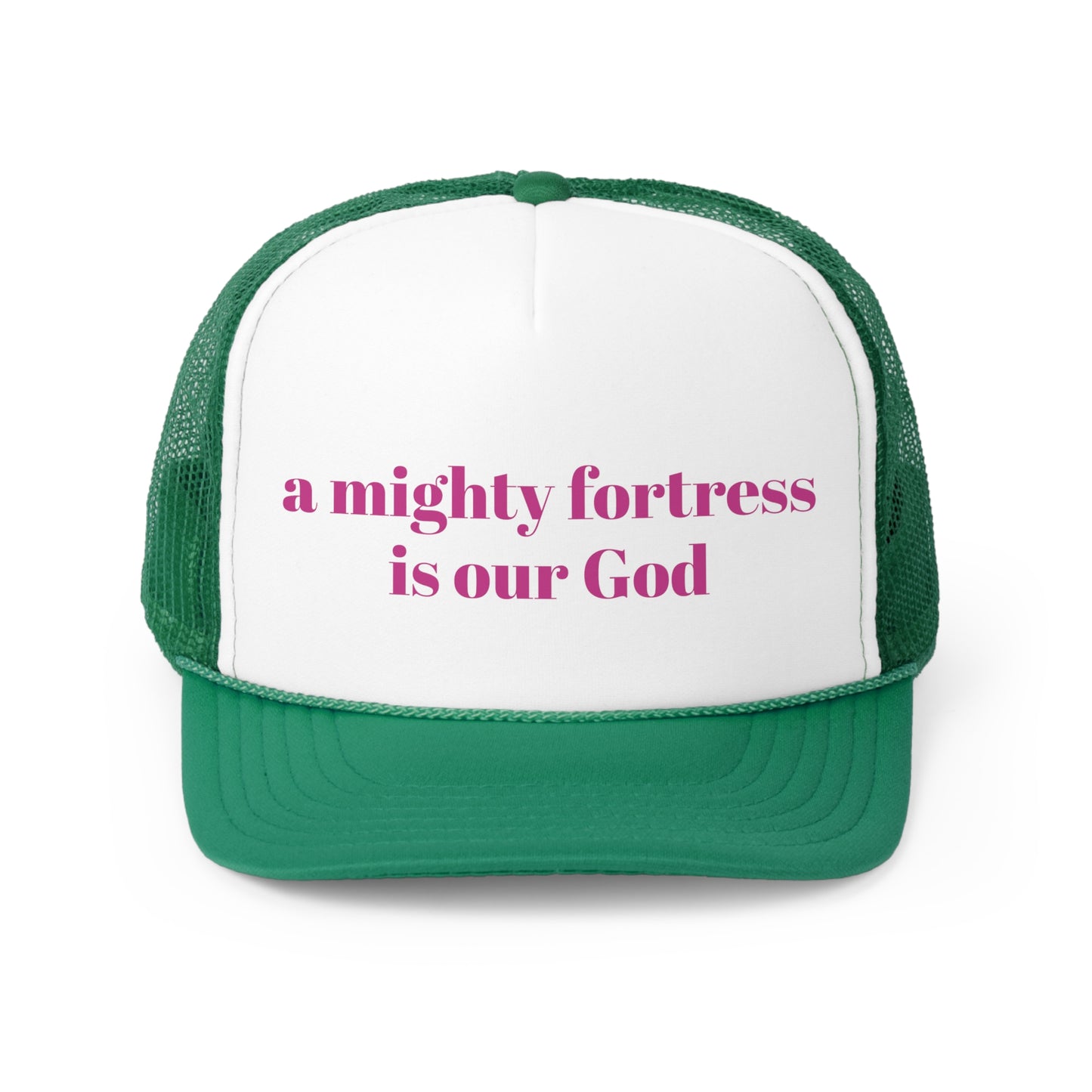 a mighty fortress is our God Trucker Hymn Hat