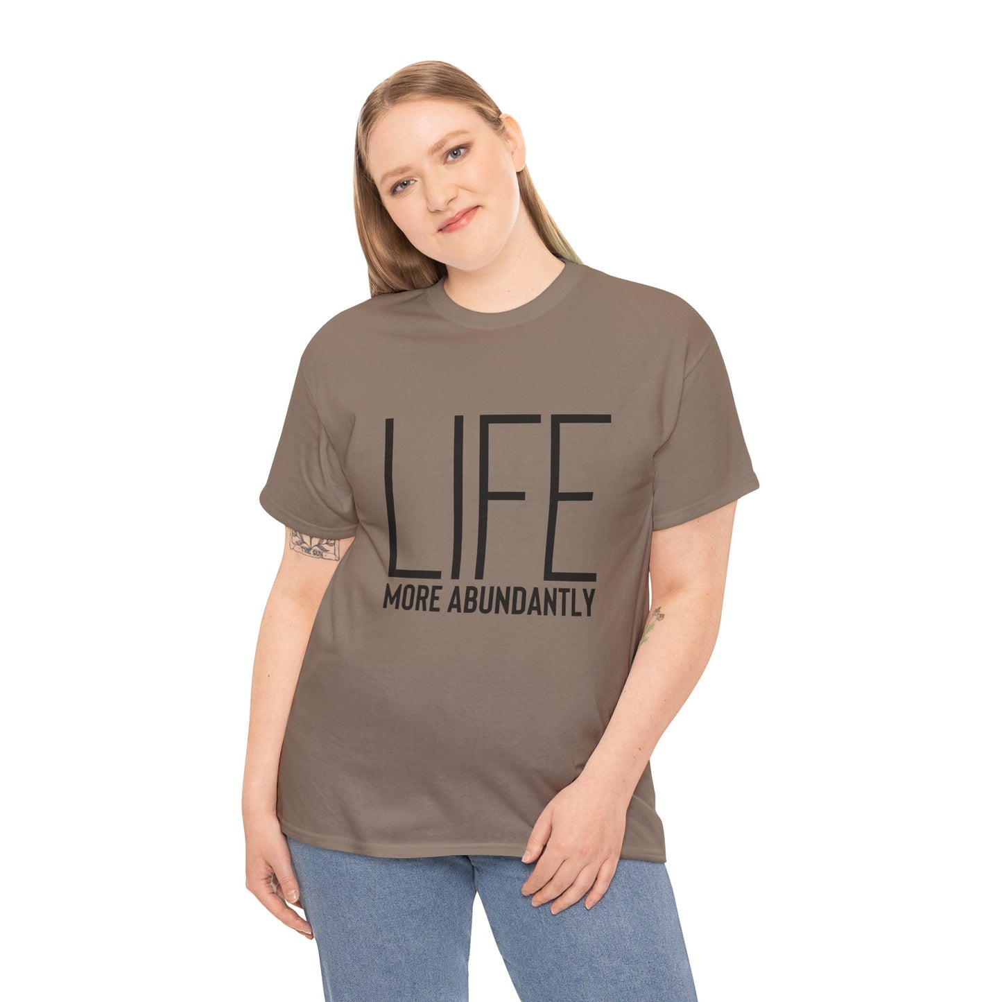 Life More Abundantly Heavy Cotton Tee
