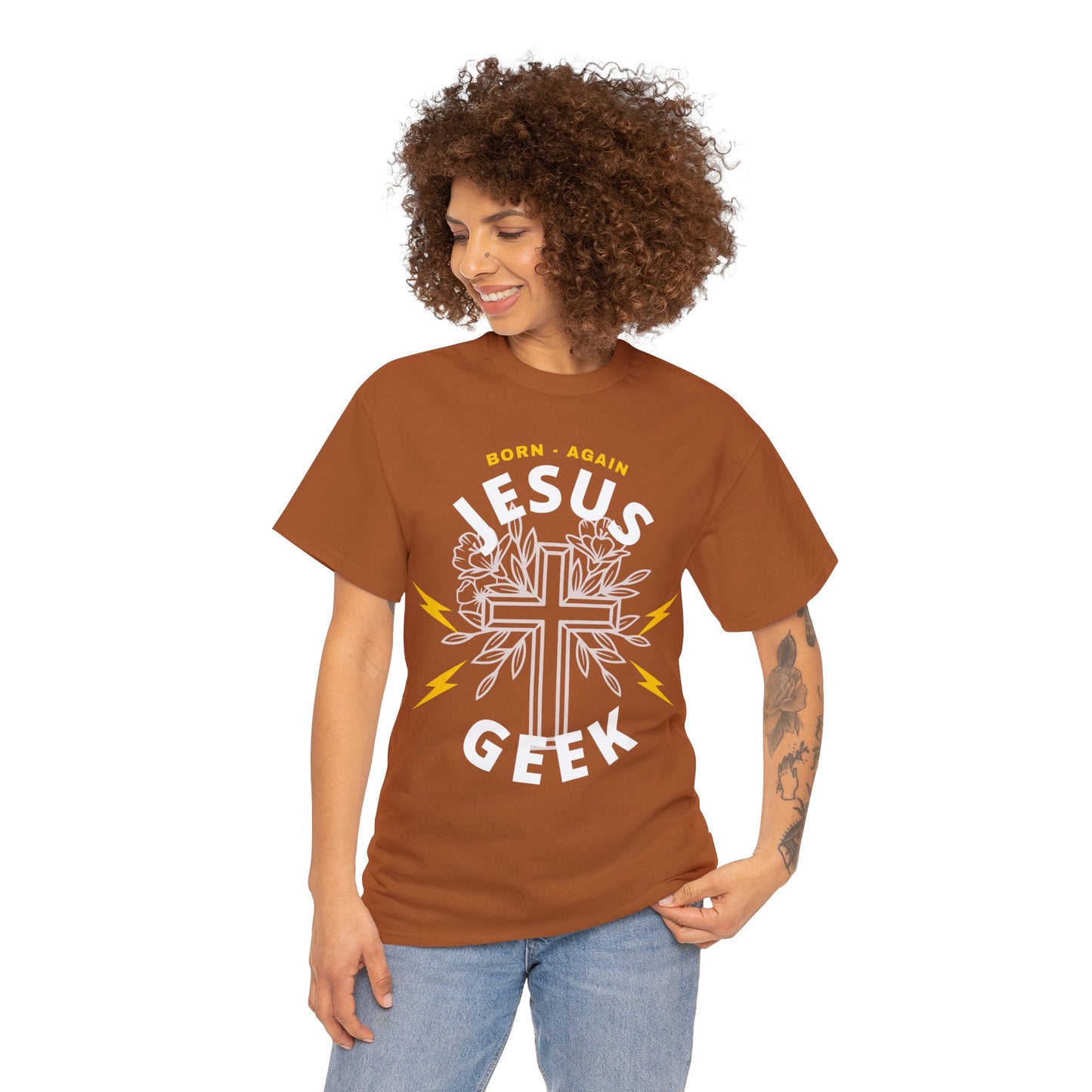 Jesus Geek Unisex Heavy Cotton Tee