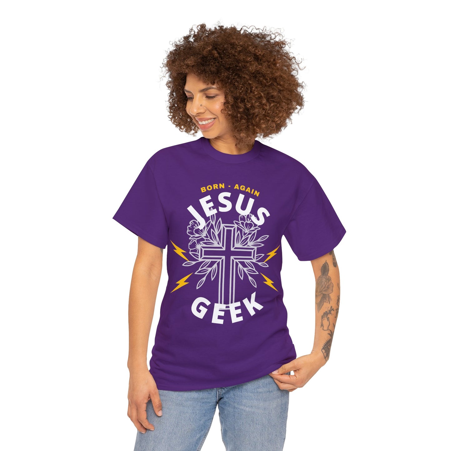Jesus Geek Unisex Heavy Cotton Tee