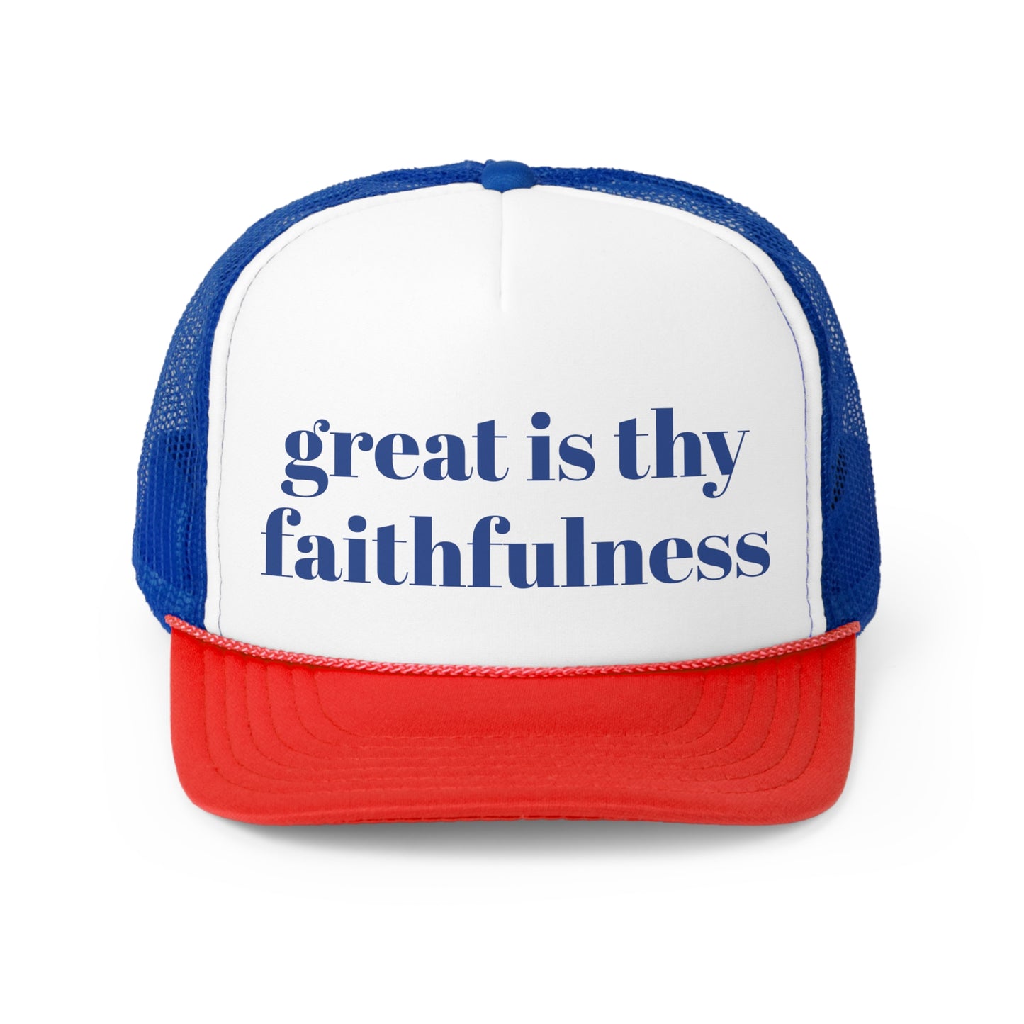 great is thy faithfulness Trucker Hymn Hat