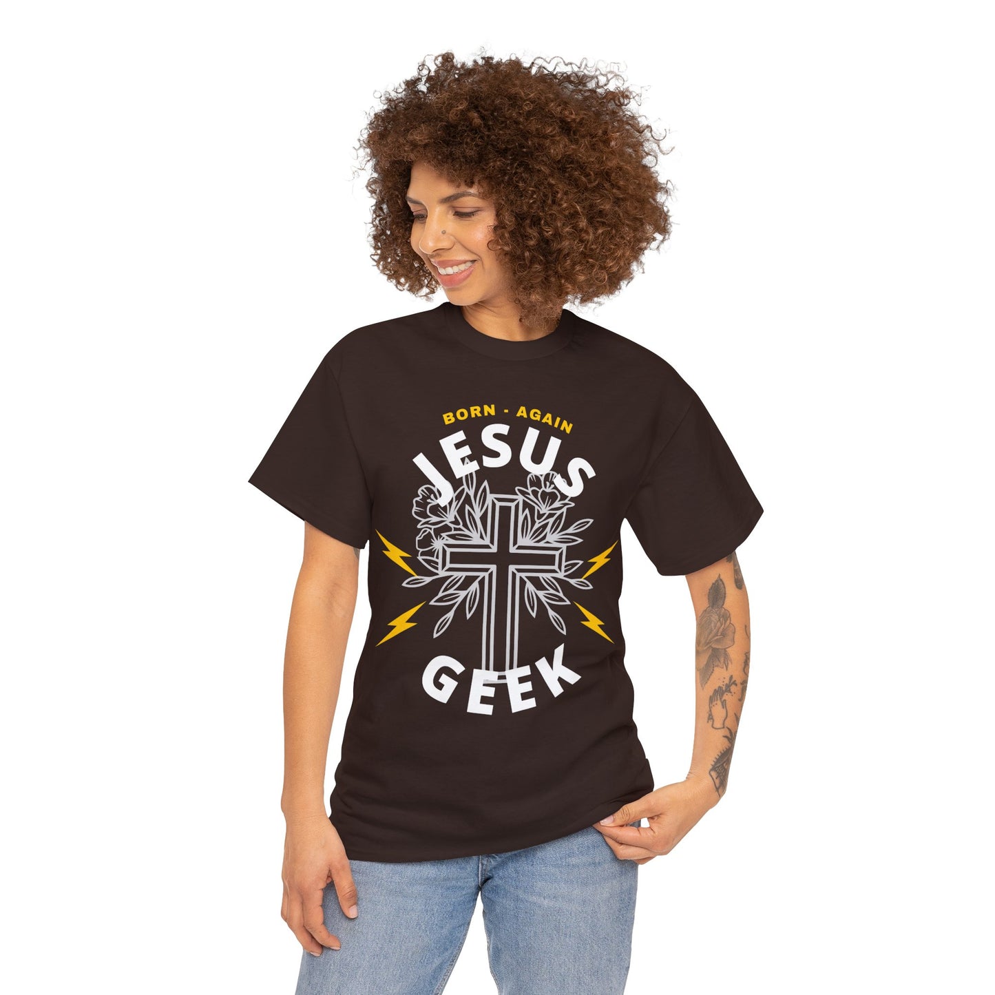 Jesus Geek Unisex Heavy Cotton Tee