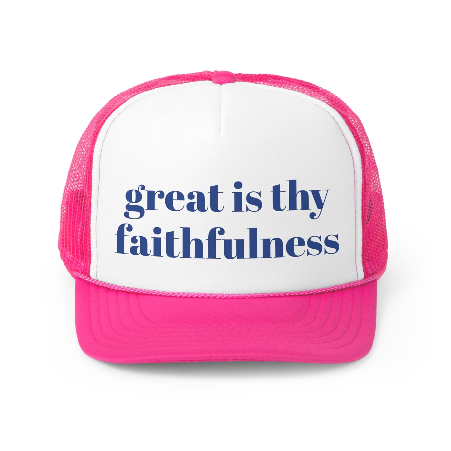 great is thy faithfulness Trucker Hymn Hat