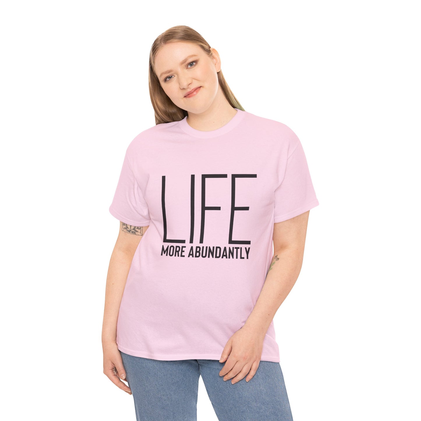 Life More Abundantly Heavy Cotton Tee
