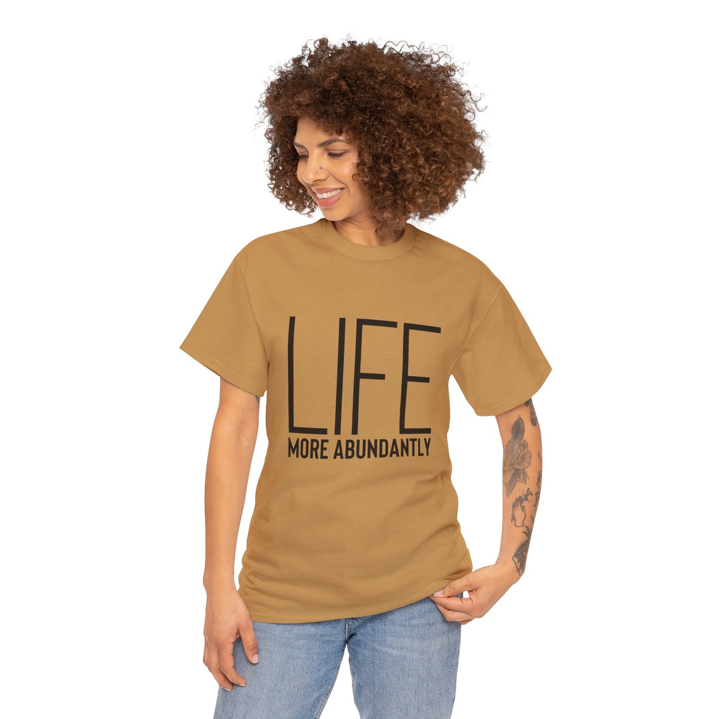 Life More Abundantly Heavy Cotton Tee