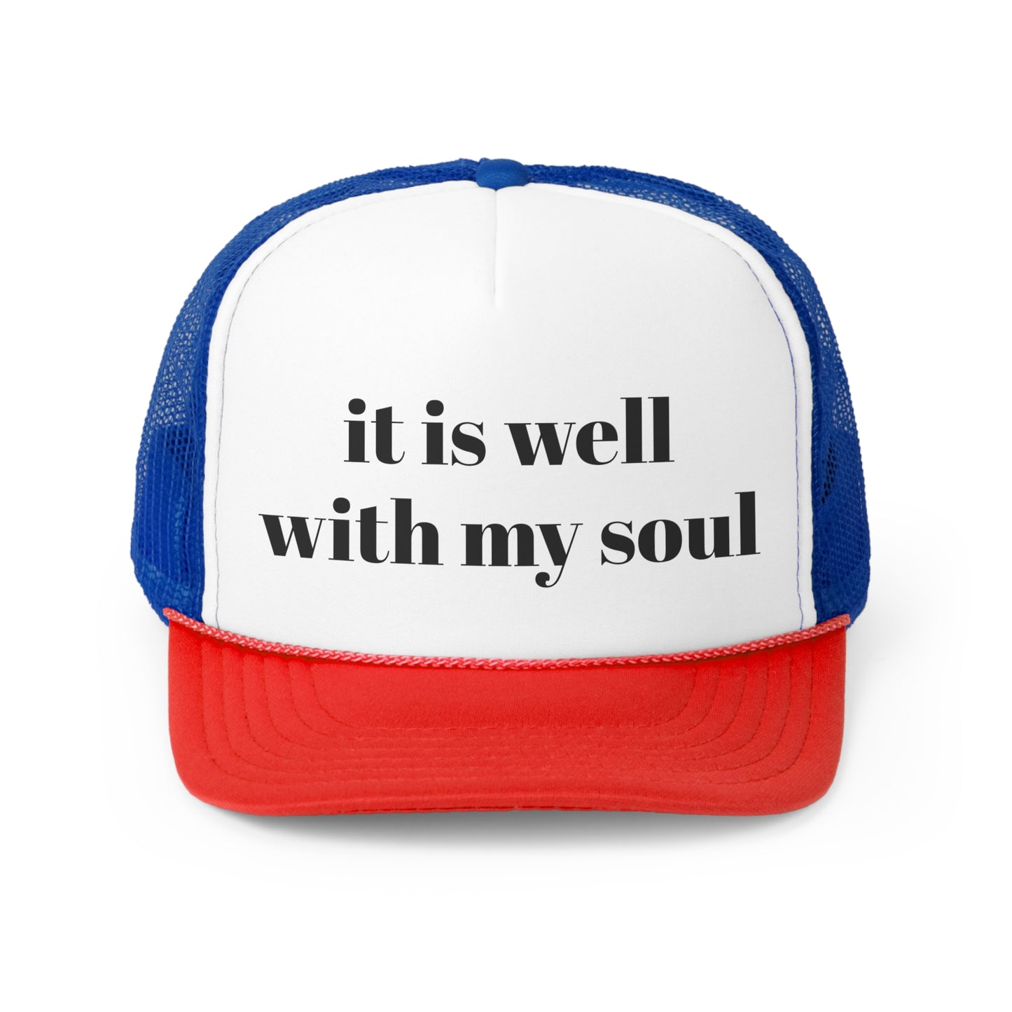 it is well with my soul Trucker Hymn Hat