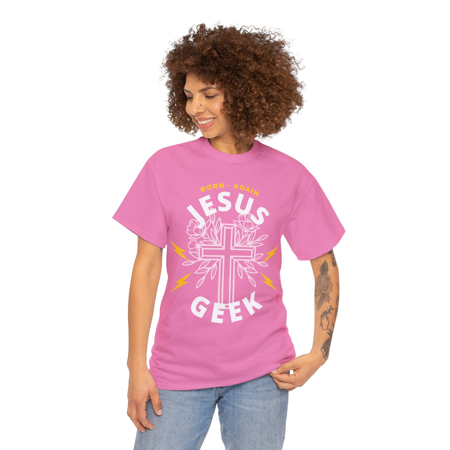 Jesus Geek Unisex Heavy Cotton Tee