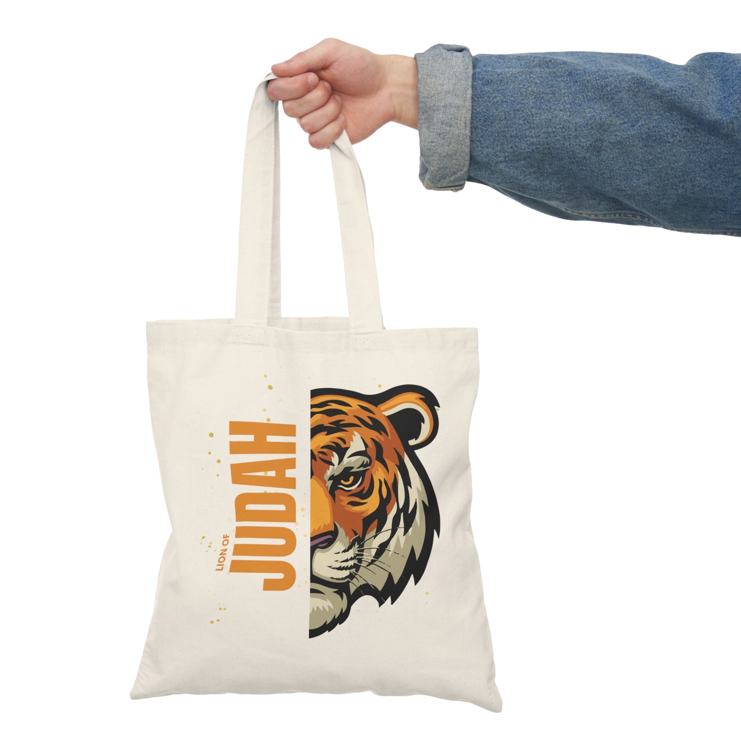Lion of Judah Natural Tote Bag