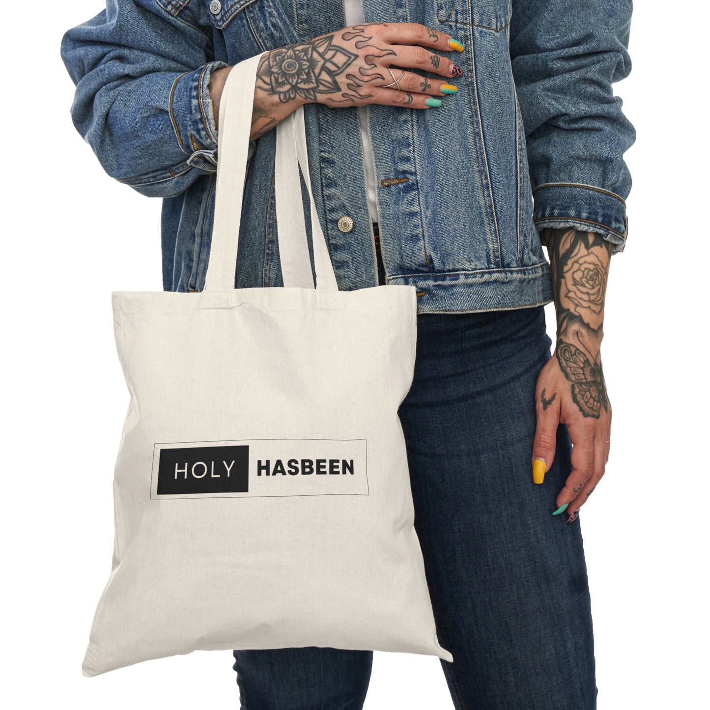 Holy Hasbeen Natural Tote Bag