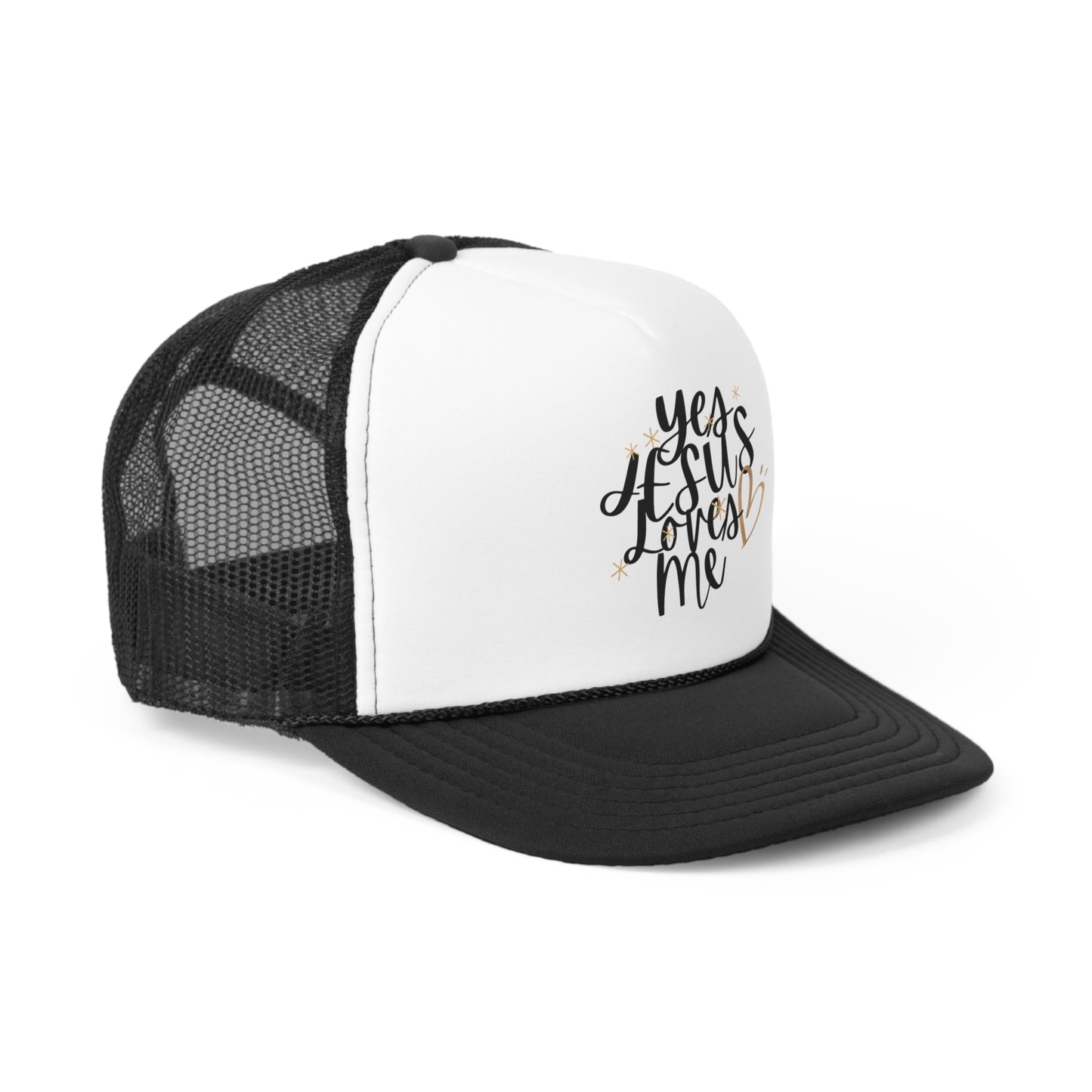 Yes, Jesus loves me Trucker Hat