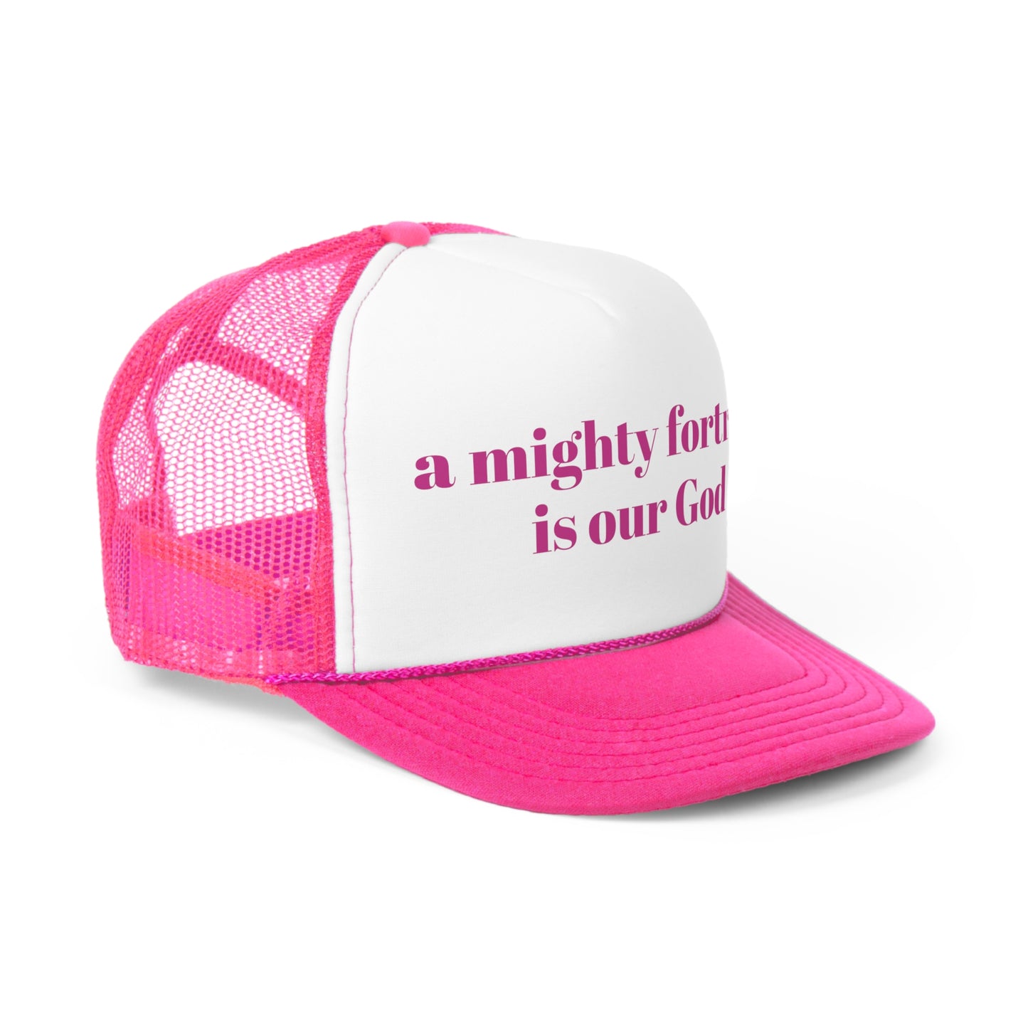 a mighty fortress is our God Trucker Hymn Hat