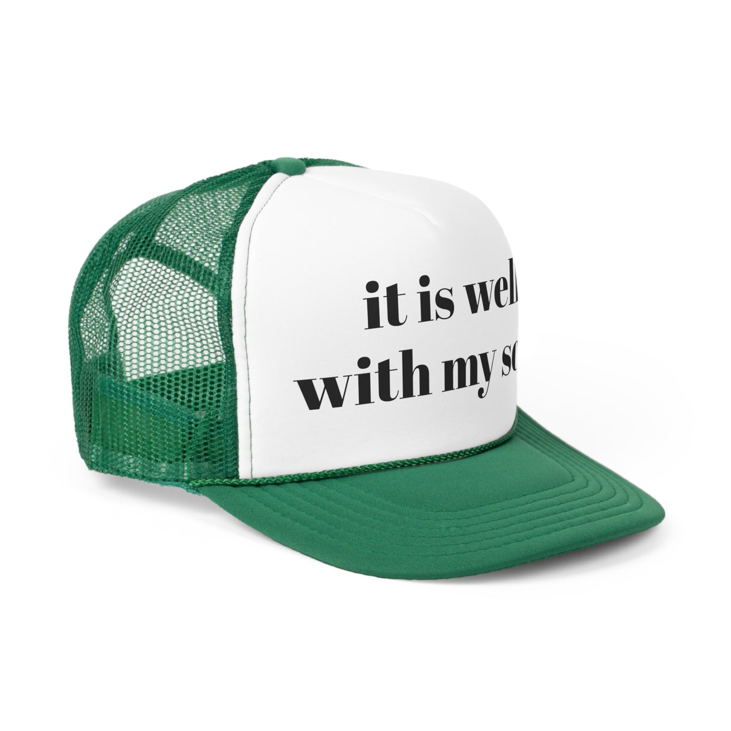 it is well with my soul Trucker Hymn Hat