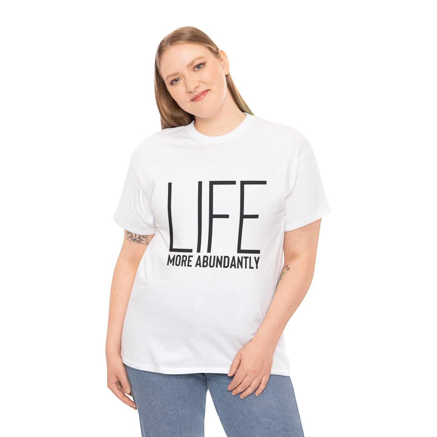 Life More Abundantly Heavy Cotton Tee