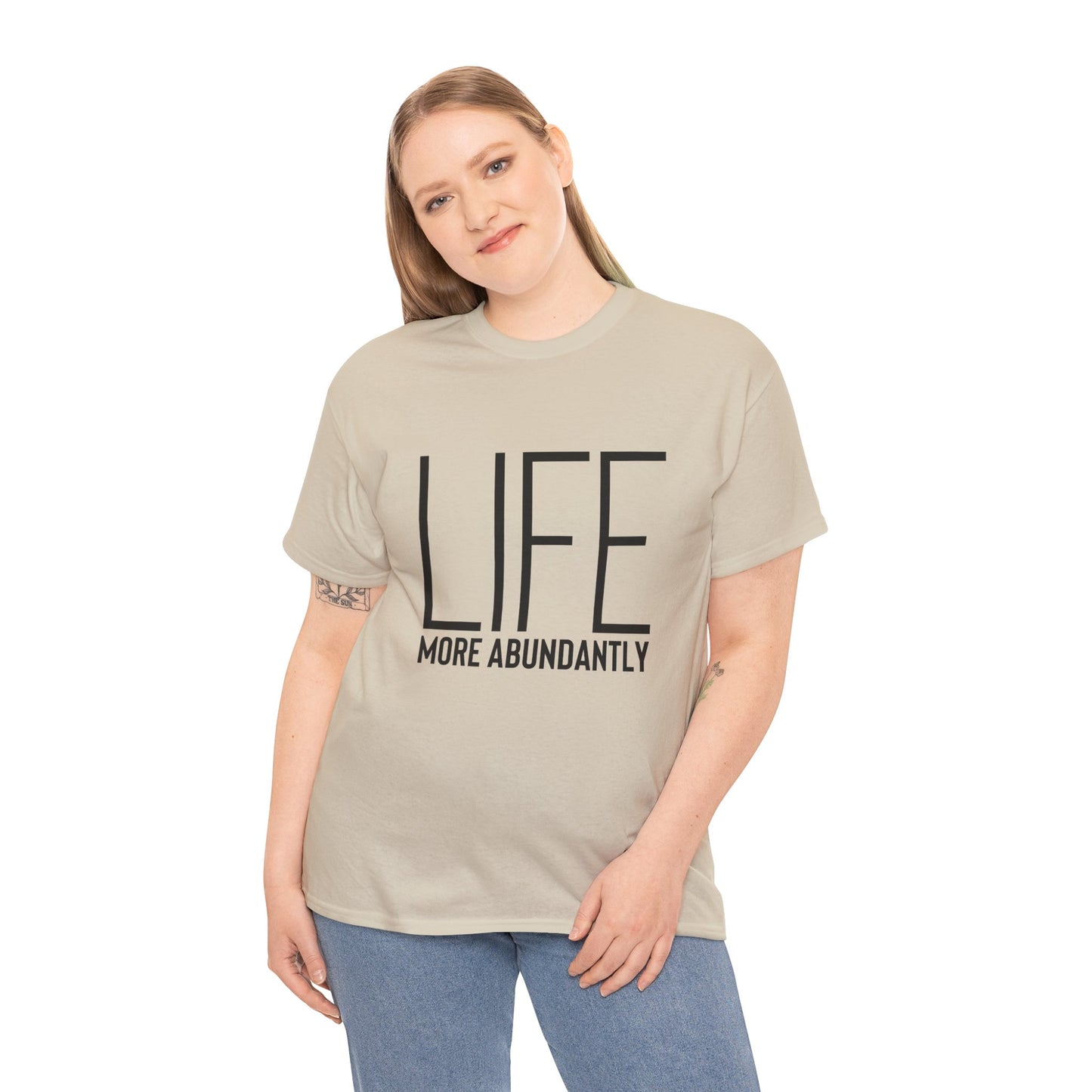 Life More Abundantly Heavy Cotton Tee