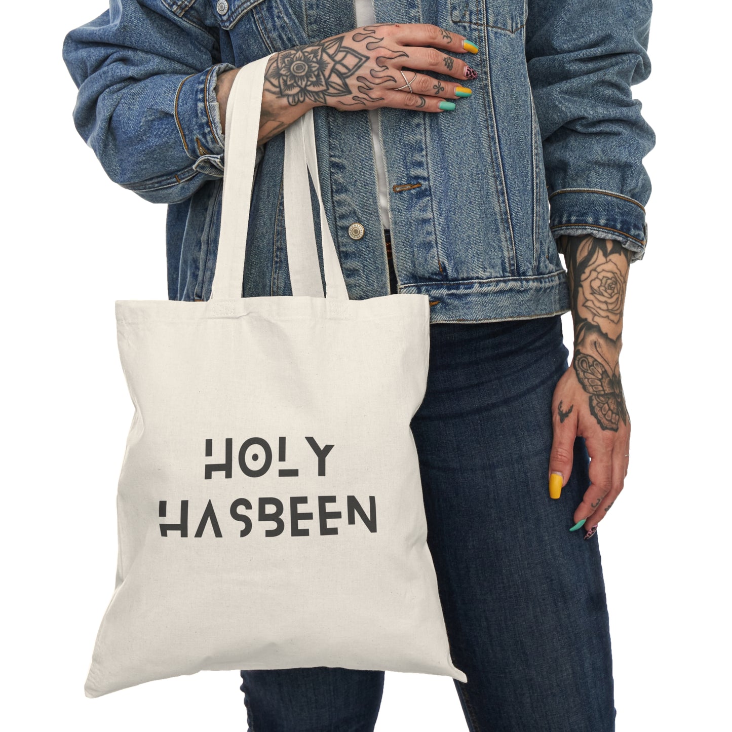 Holy Hasbeen Natural Tote Bag