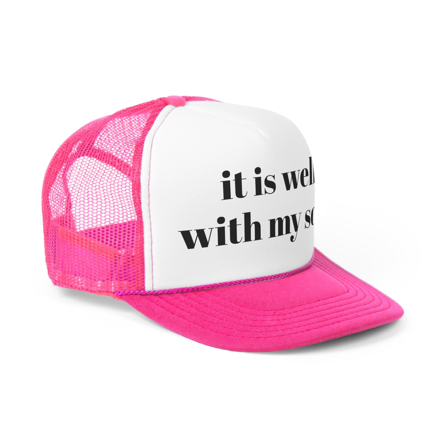 it is well with my soul Trucker Hymn Hat