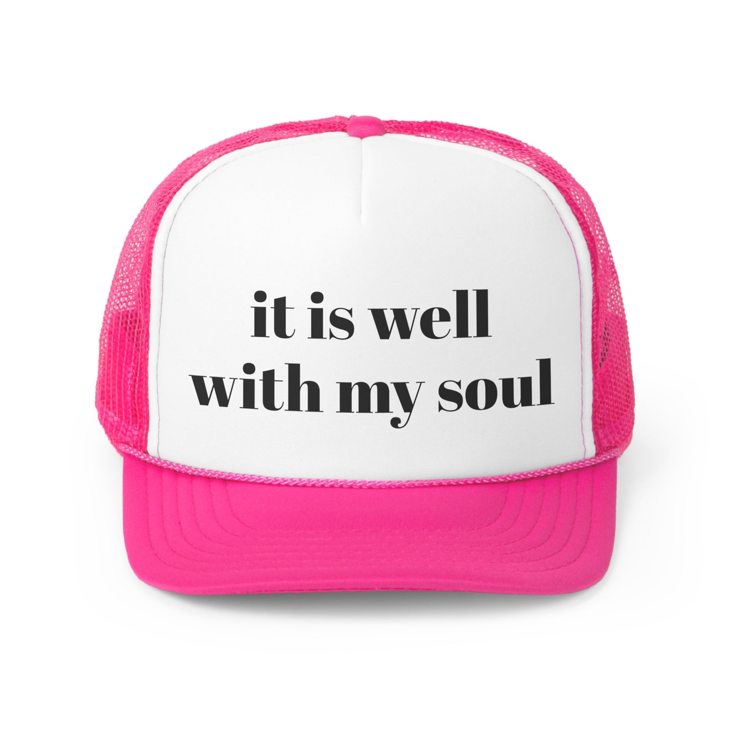 it is well with my soul Trucker Hymn Hat