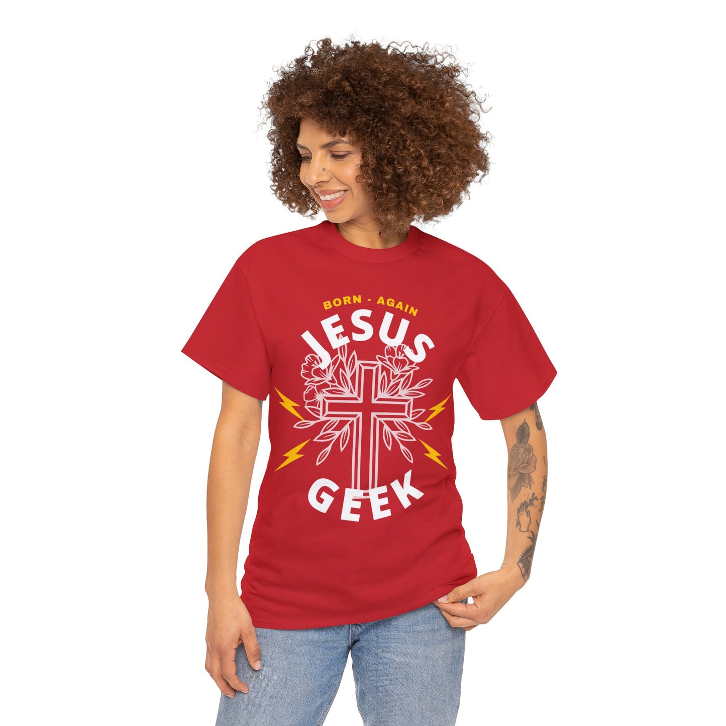 Jesus Geek Unisex Heavy Cotton Tee