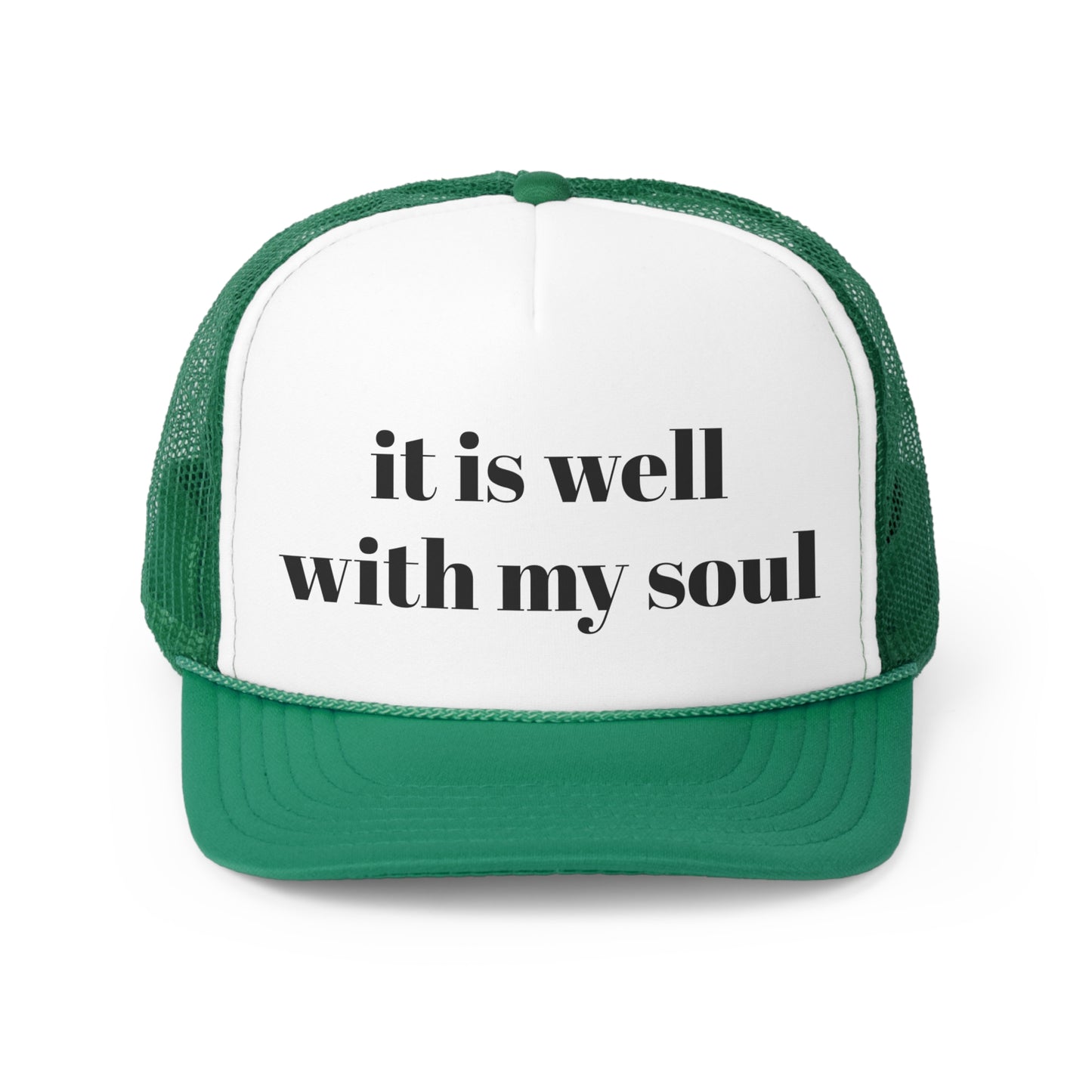 it is well with my soul Trucker Hymn Hat