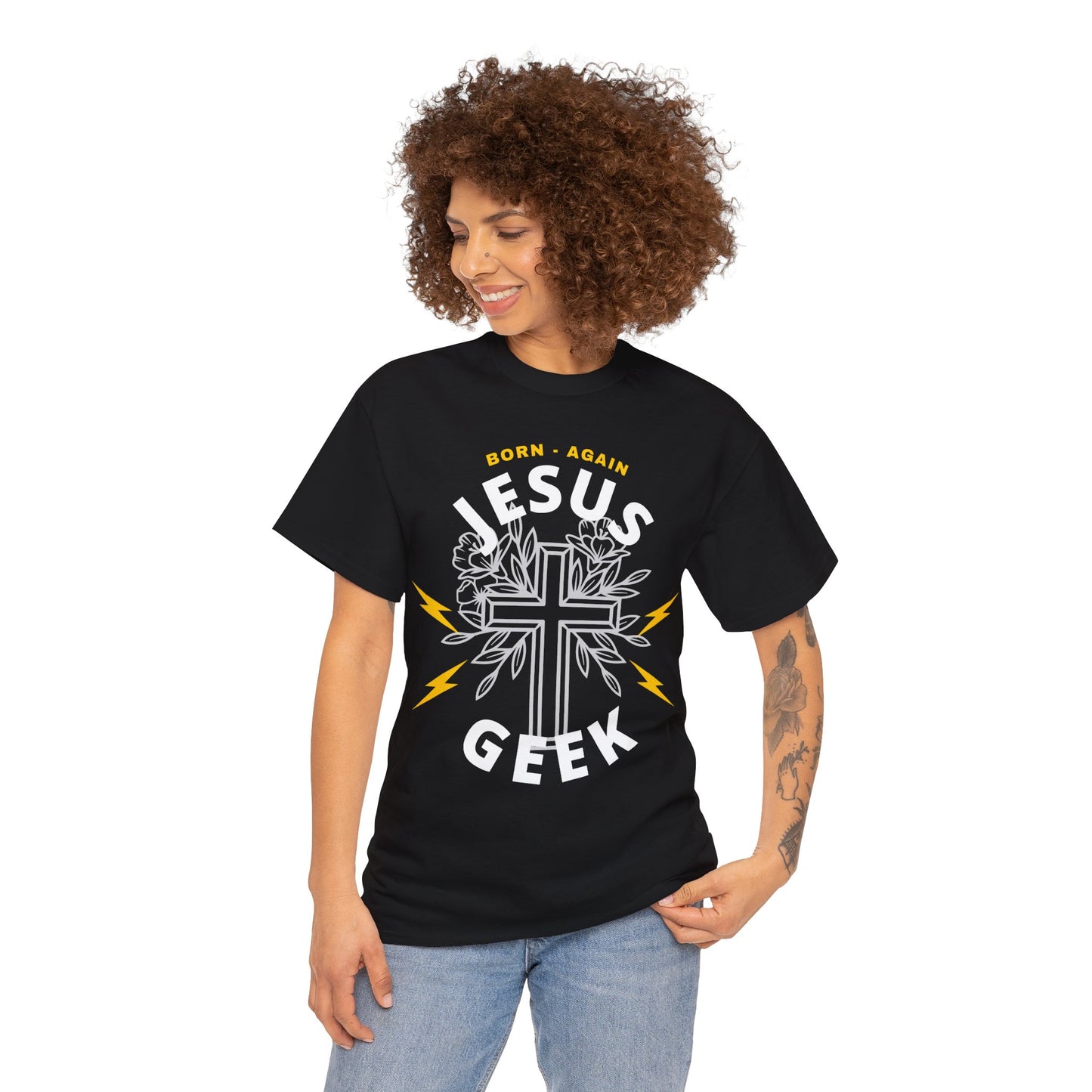 Jesus Geek Unisex Heavy Cotton Tee