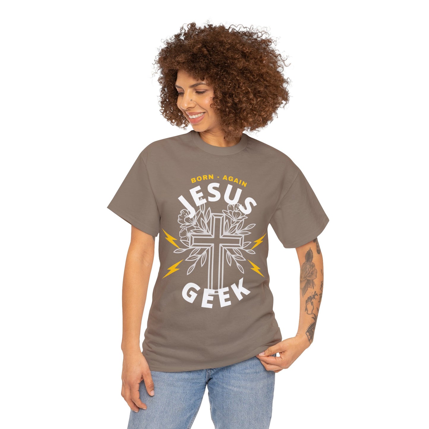 Jesus Geek Unisex Heavy Cotton Tee