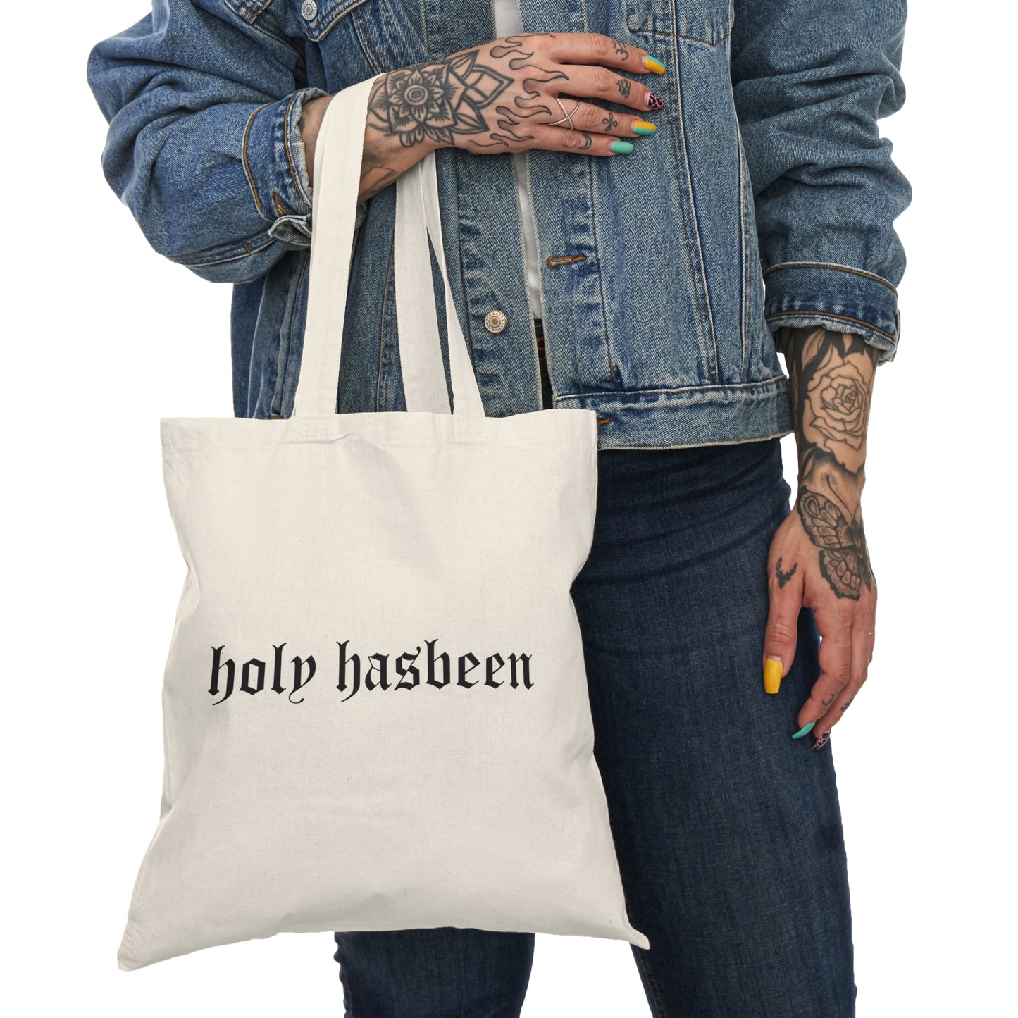 Holy Hasbeen Natural Tote Bag